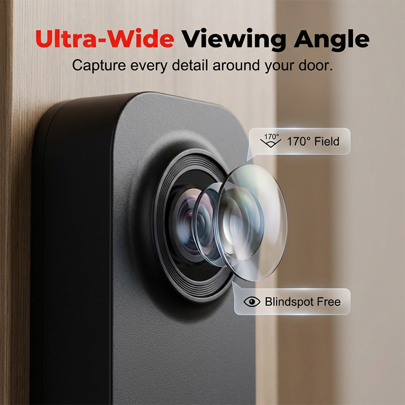 Smart Video Doorbell with 4.3" Display Screen