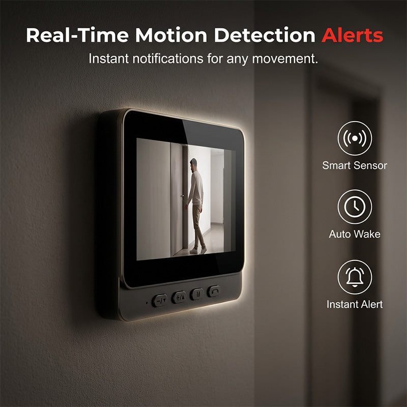 Smart Video Doorbell with 4.3" Display Screen