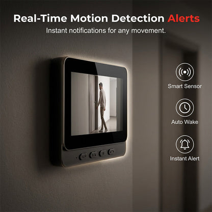 Smart Video Doorbell with 4.3" Display Screen