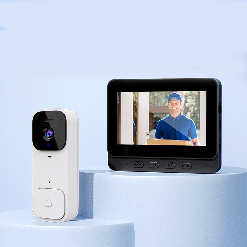 Smart Video Doorbell with 4.3" Display Screen