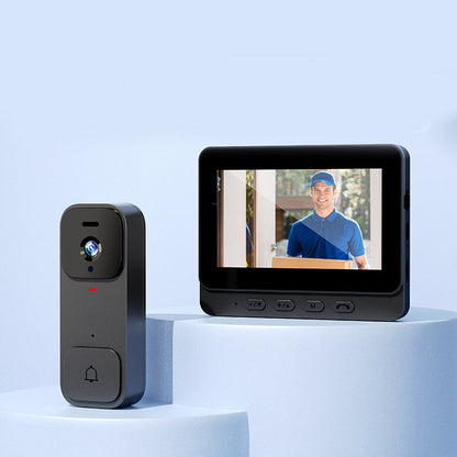 Smart Video Doorbell with 4.3" Display Screen