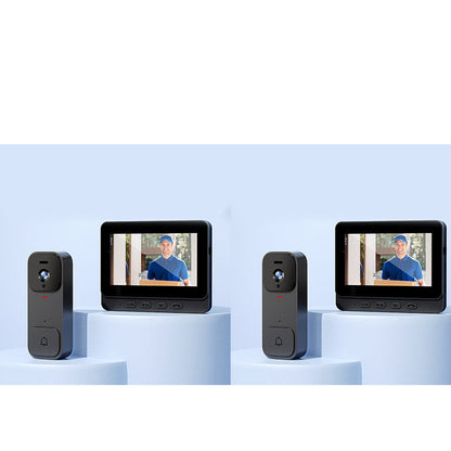 Smart Video Doorbell with 4.3" Display Screen