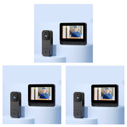 Smart Video Doorbell with 4.3" Display Screen