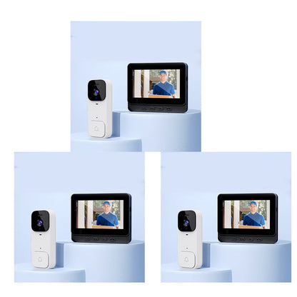 Smart Video Doorbell with 4.3" Display Screen