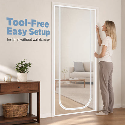Pet-Friendly Mesh Screen Door