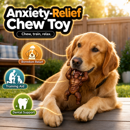 Tough Gorilla Shape Dog Chew Toy