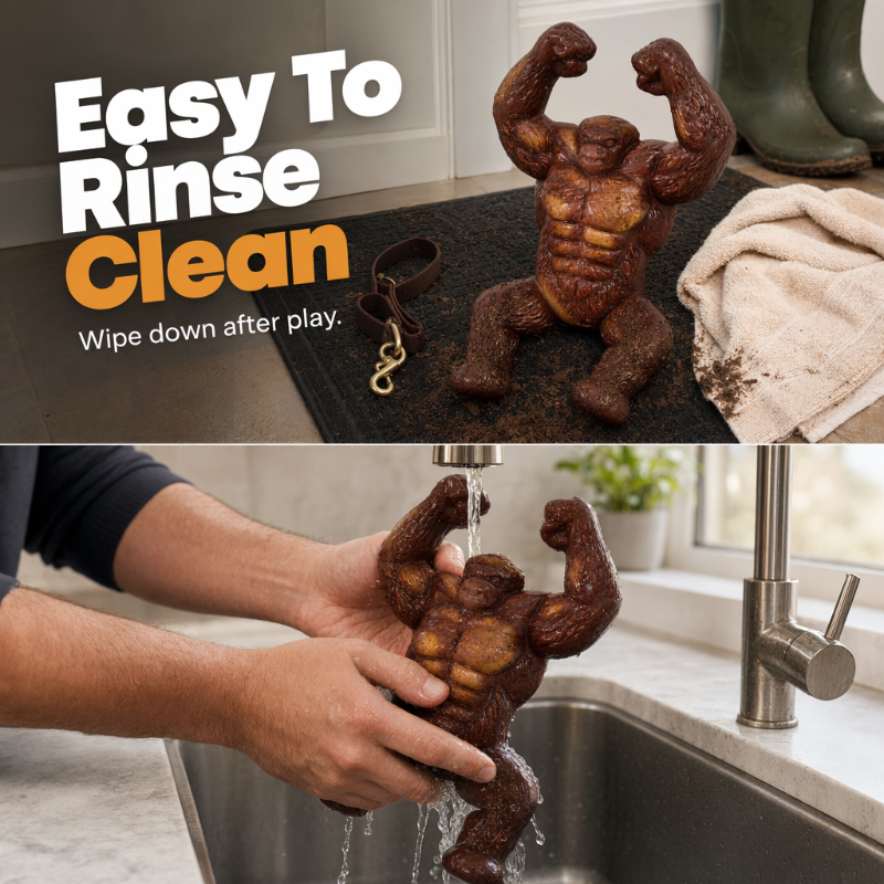 Tough Gorilla Shape Dog Chew Toy