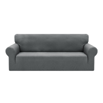 High Stretch Jacquard Sofa Cover with Non-Slip Straps