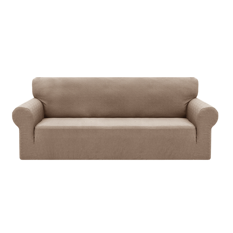 High Stretch Jacquard Sofa Cover with Non-Slip Straps