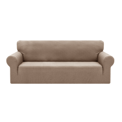 High Stretch Jacquard Sofa Cover with Non-Slip Straps