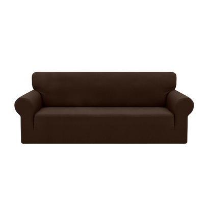 High Stretch Jacquard Sofa Cover with Non-Slip Straps