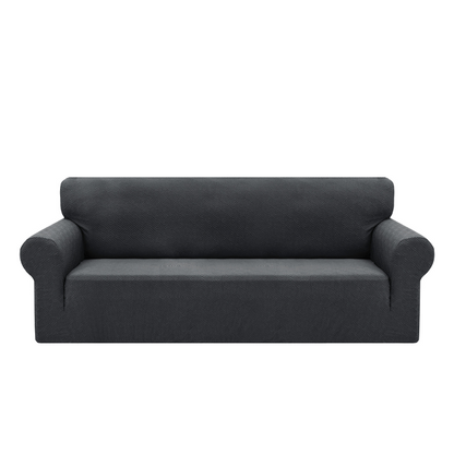 High Stretch Jacquard Sofa Cover with Non-Slip Straps