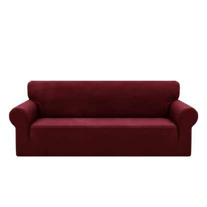 High Stretch Jacquard Sofa Cover with Non-Slip Straps