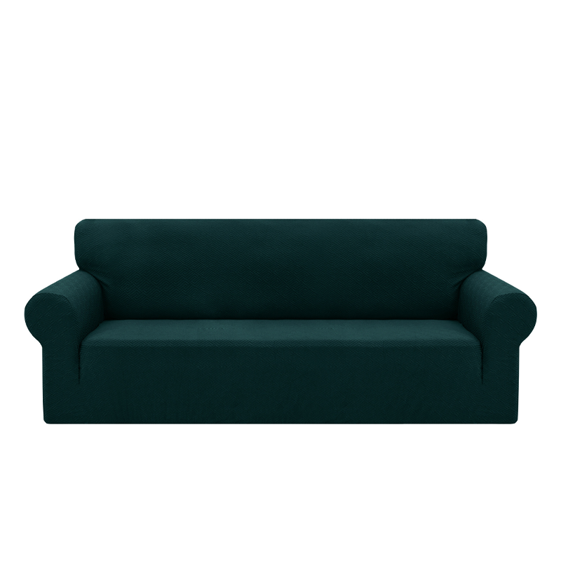 High Stretch Jacquard Sofa Cover with Non-Slip Straps