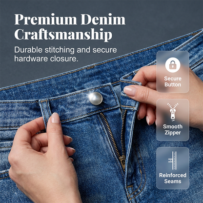 Women’s Casual Distressed Denim Bermuda Shorts
