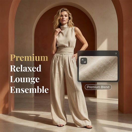 Top & Wide-Leg Pant 2-Piece Set