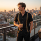 Men's Breathable Shirt & Pants 2-Piece Set