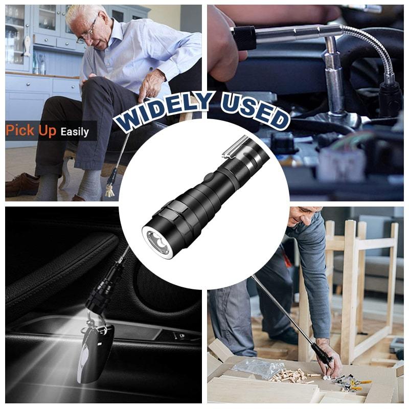 Multifunctional Magnetic Telescopic Flashlight