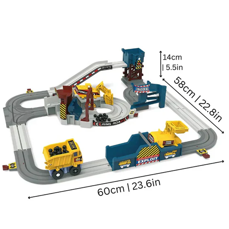 Interactive Electric Quarry Adventure Train & Track Set