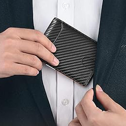 Minimalist Men's Card Holder Wallet with RFID Blocking