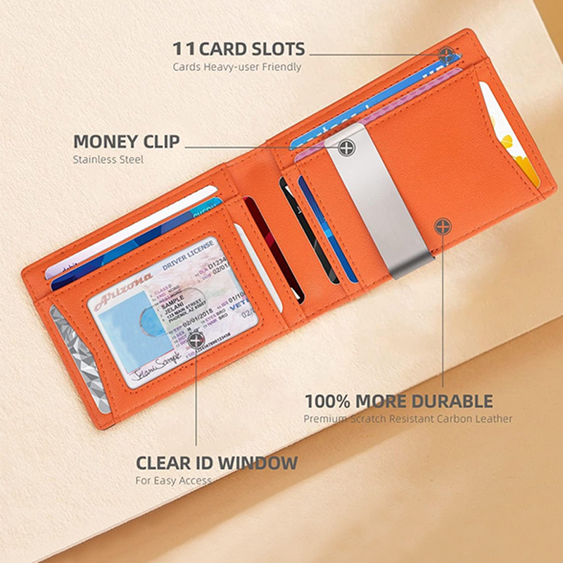 Minimalist Men's Card Holder Wallet with RFID Blocking