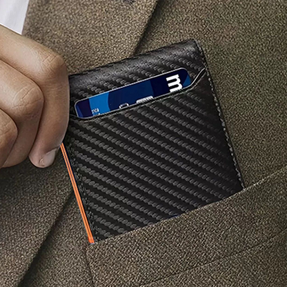 Minimalist Men's Card Holder Wallet with RFID Blocking