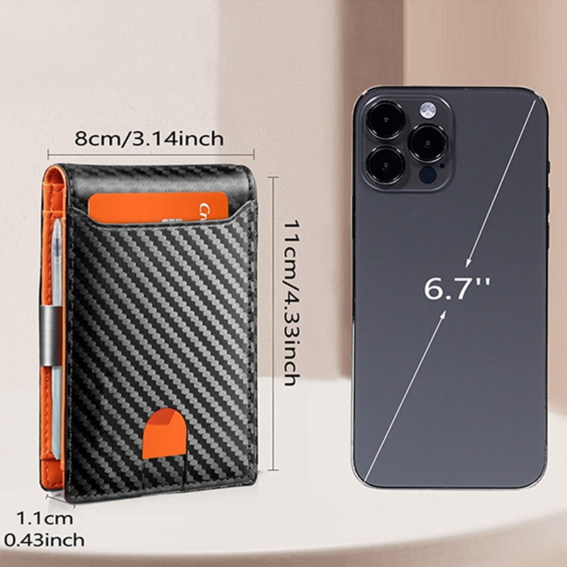 Minimalist Men's Card Holder Wallet with RFID Blocking
