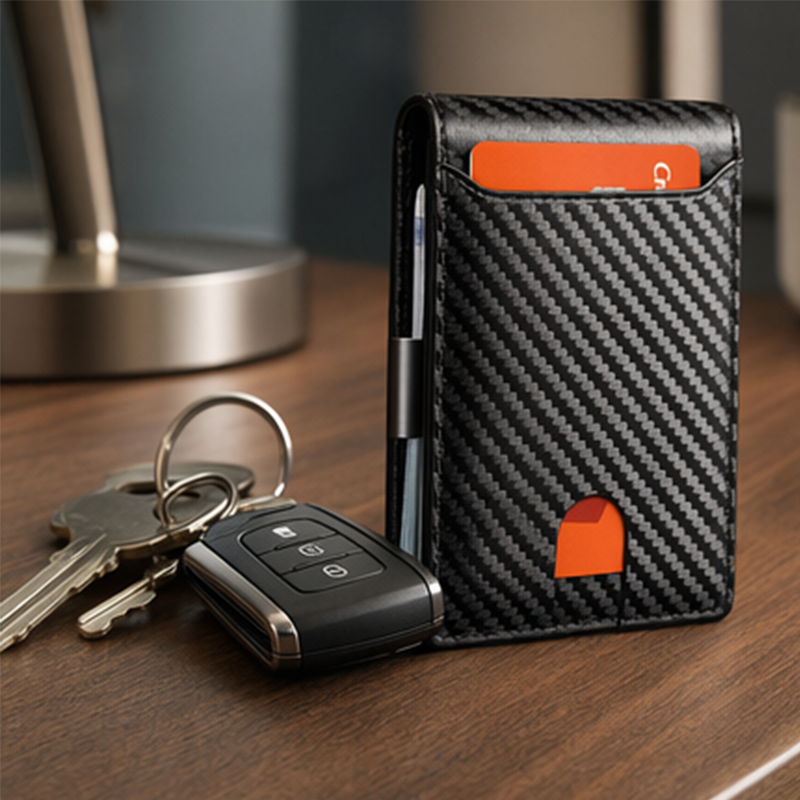 Minimalist Men's Card Holder Wallet with RFID Blocking