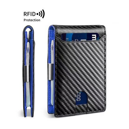Minimalist Men's Card Holder Wallet with RFID Blocking
