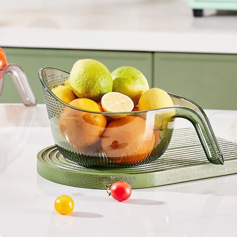 Multipurpose Rice Washing Bowl Strainer with Handle