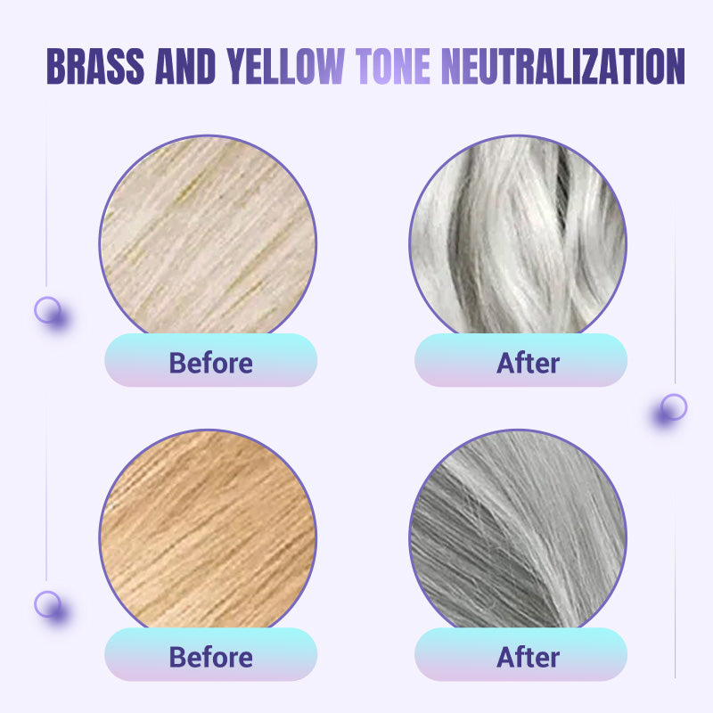 ‍♀Want to lighten your hair color?Your hair needs urgent care!Moisturizing Purple Hair Mask with Long-Lasting Scent