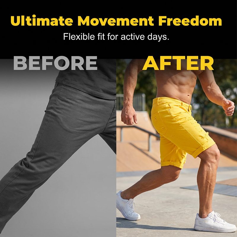 Men's Casual Summer Ripped Shorts