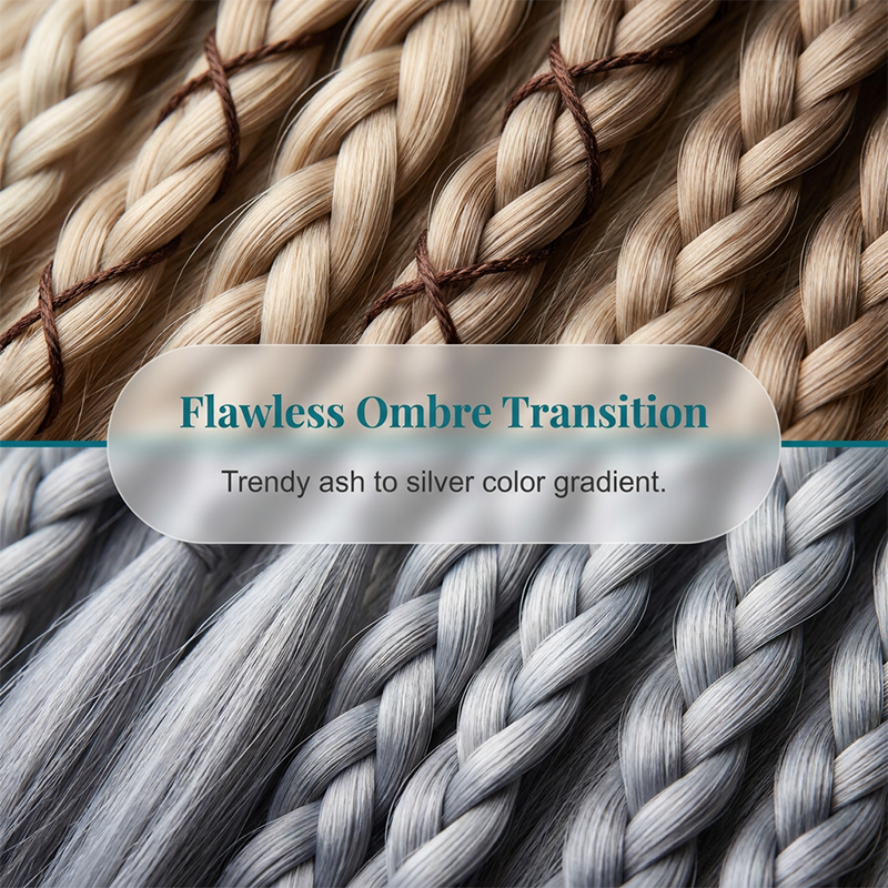 🔥Maillard Style Pre-Braided Hair Extensions