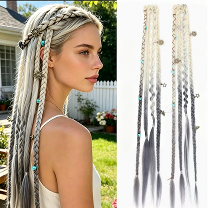 🔥Maillard Style Pre-Braided Hair Extensions