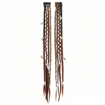 🔥Maillard Style Pre-Braided Hair Extensions