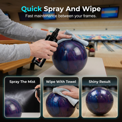 Quick Drying Bowling Ball Spray