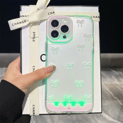 📱✨ LIMITED-TIME 60% OFF! LED Light-Up Bow Phone Case – Incoming Call Glow, Shock Protection & Soft TPU Comfort 🎀