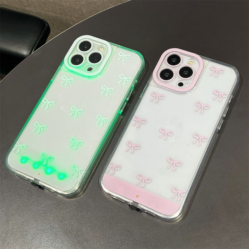 📱✨ LIMITED-TIME 60% OFF! LED Light-Up Bow Phone Case – Incoming Call Glow, Shock Protection & Soft TPU Comfort 🎀