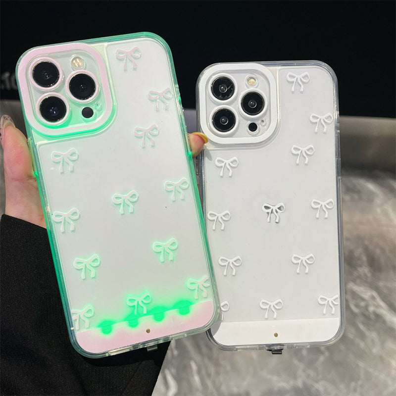 📱✨ LIMITED-TIME 60% OFF! LED Light-Up Bow Phone Case – Incoming Call Glow, Shock Protection & Soft TPU Comfort 🎀