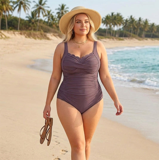 Women's Classic Plus-Size One-Piece Swimsuit
