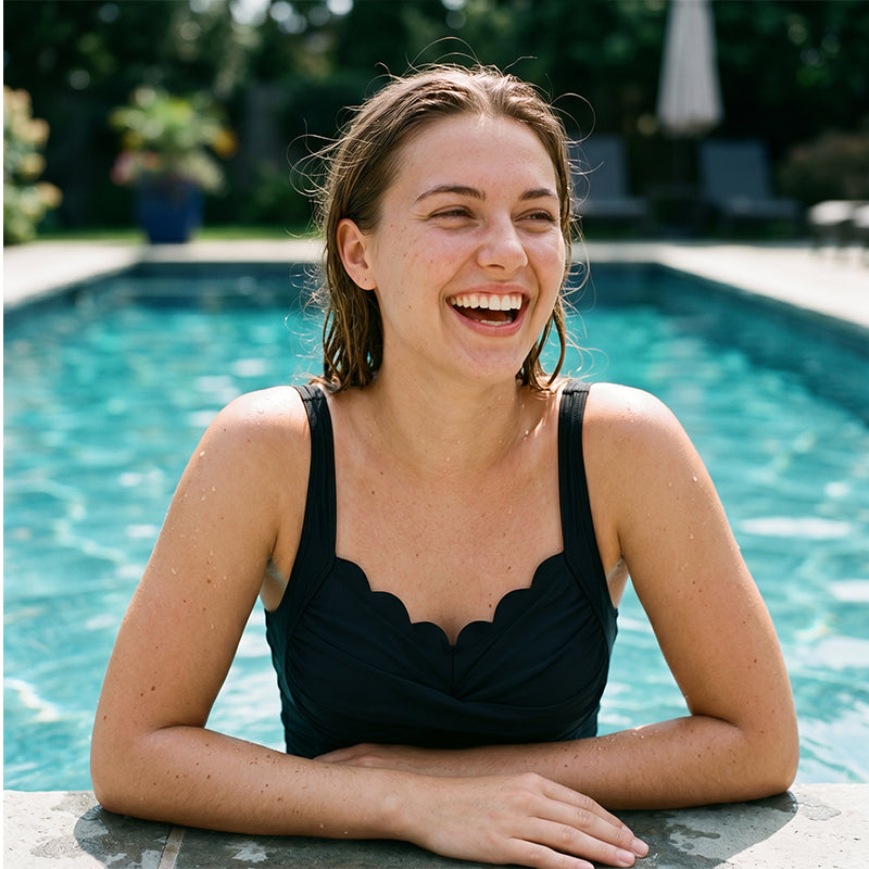 Women's Classic Plus-Size One-Piece Swimsuit