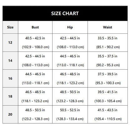 Women's Classic Plus-Size One-Piece Swimsuit