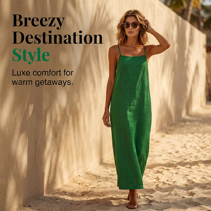 Women's Casual Solid Color Slip Dress