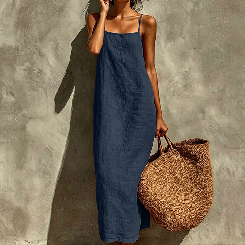 Women's Casual Solid Color Slip Dress