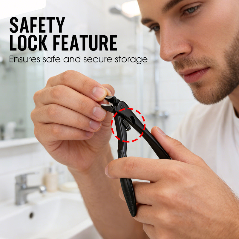Splash-Proof Stainless Steel Nail Trimmer