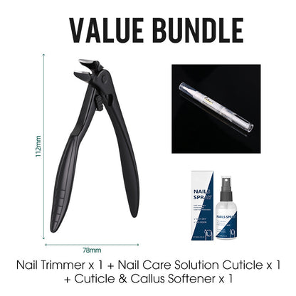 Splash-Proof Stainless Steel Nail Trimmer