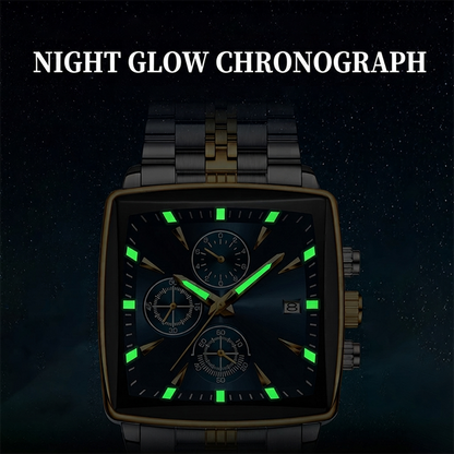 Men's Classic Square Dial Quartz Watch