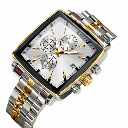 Men's Classic Square Dial Quartz Watch