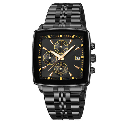 Men's Classic Square Dial Quartz Watch