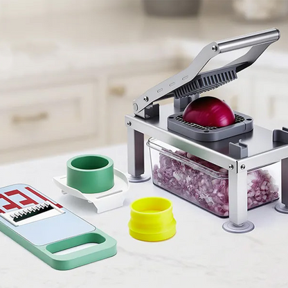 Multifunctional 9-Blade Food Chopper with Storage Container